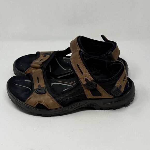 Ecco Yucatan Receptor Hiking Sandals Mens 12 - 12.5 EU 46 Brown Leather Comfort main image 7